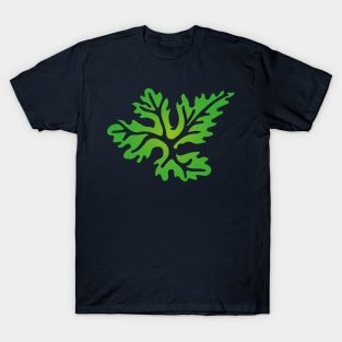 Green leaf symbol logo T-Shirt